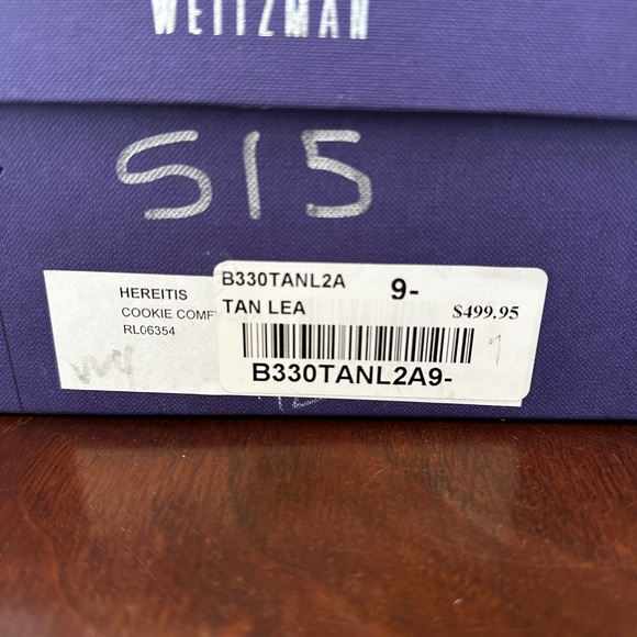 Stuart Weitzman “Hereitis” open toe bootie.  Medium brown, smooth leather.EUC - Picture 5 of 9